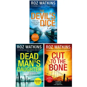 DI Meg Dalton thriller Series 3 Books Collection Set By Roz Watkins (The Devil’s Dice, Dead Man’s Daughter, Cut to the Bone)