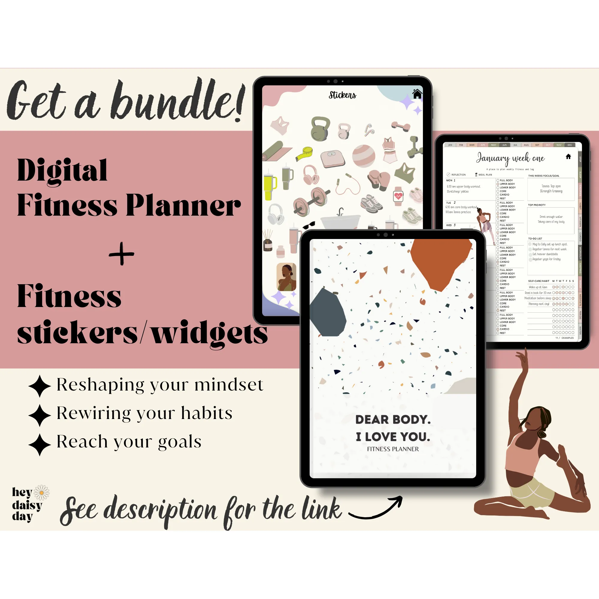 Digital Fitness Stickers