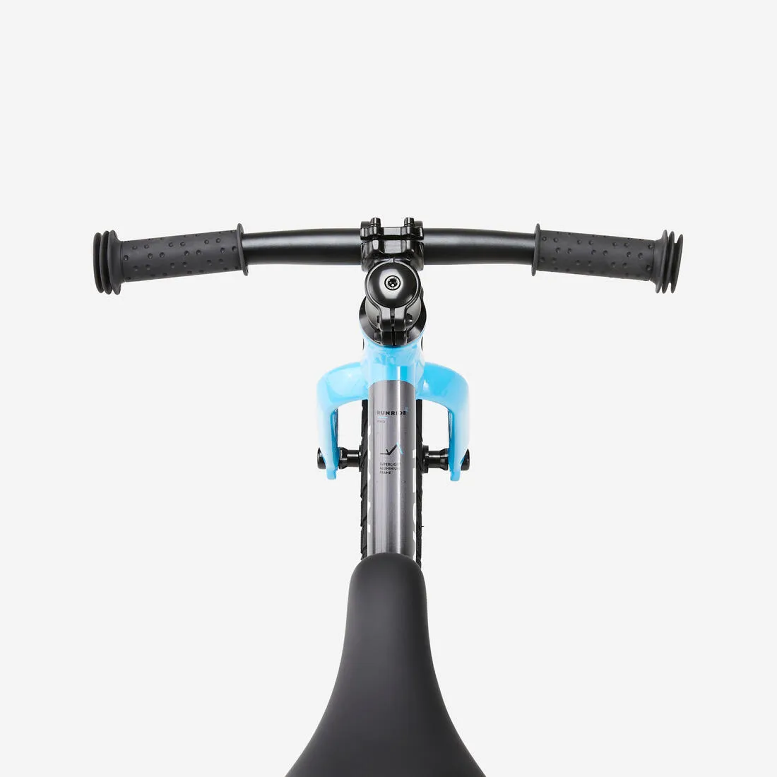 DRAISIENNE ENFANT 12 POUCES - RUNRIDE RACING -  gris anthracite et bleu