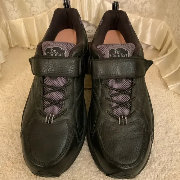 DR.COMFORT CHAMPION MENS LEATHER SNEAKERS