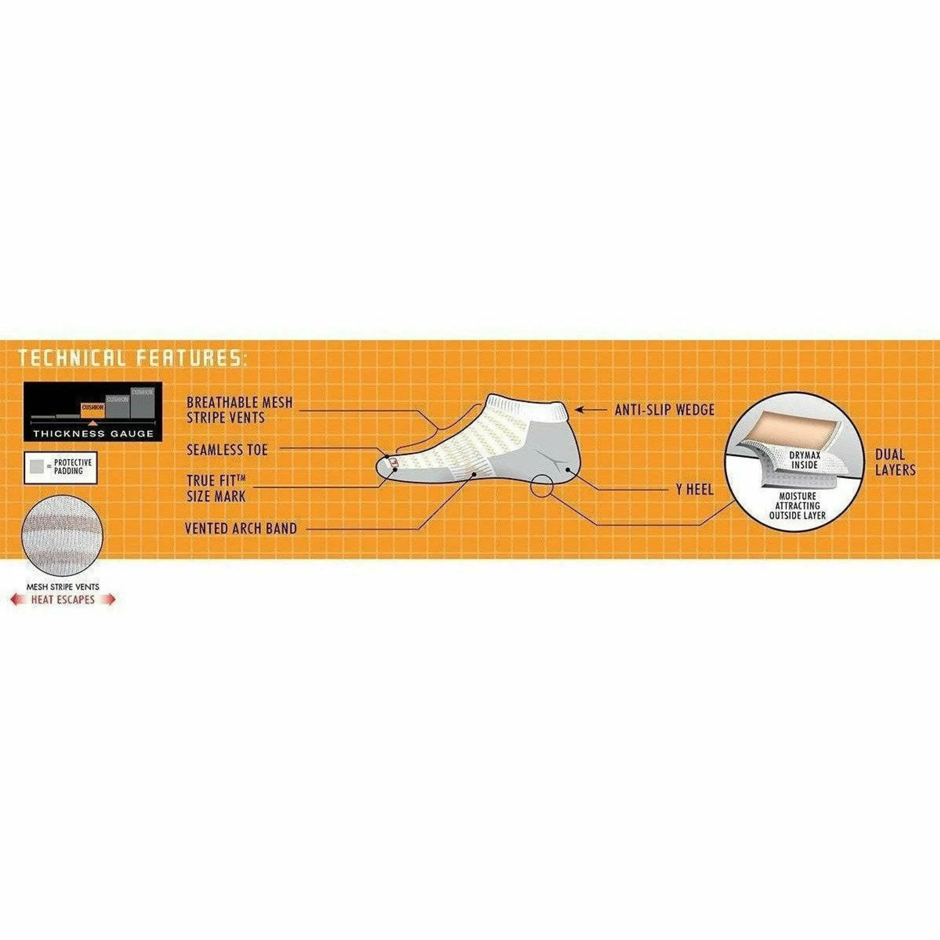 Drymax Running Mini Crew Socks