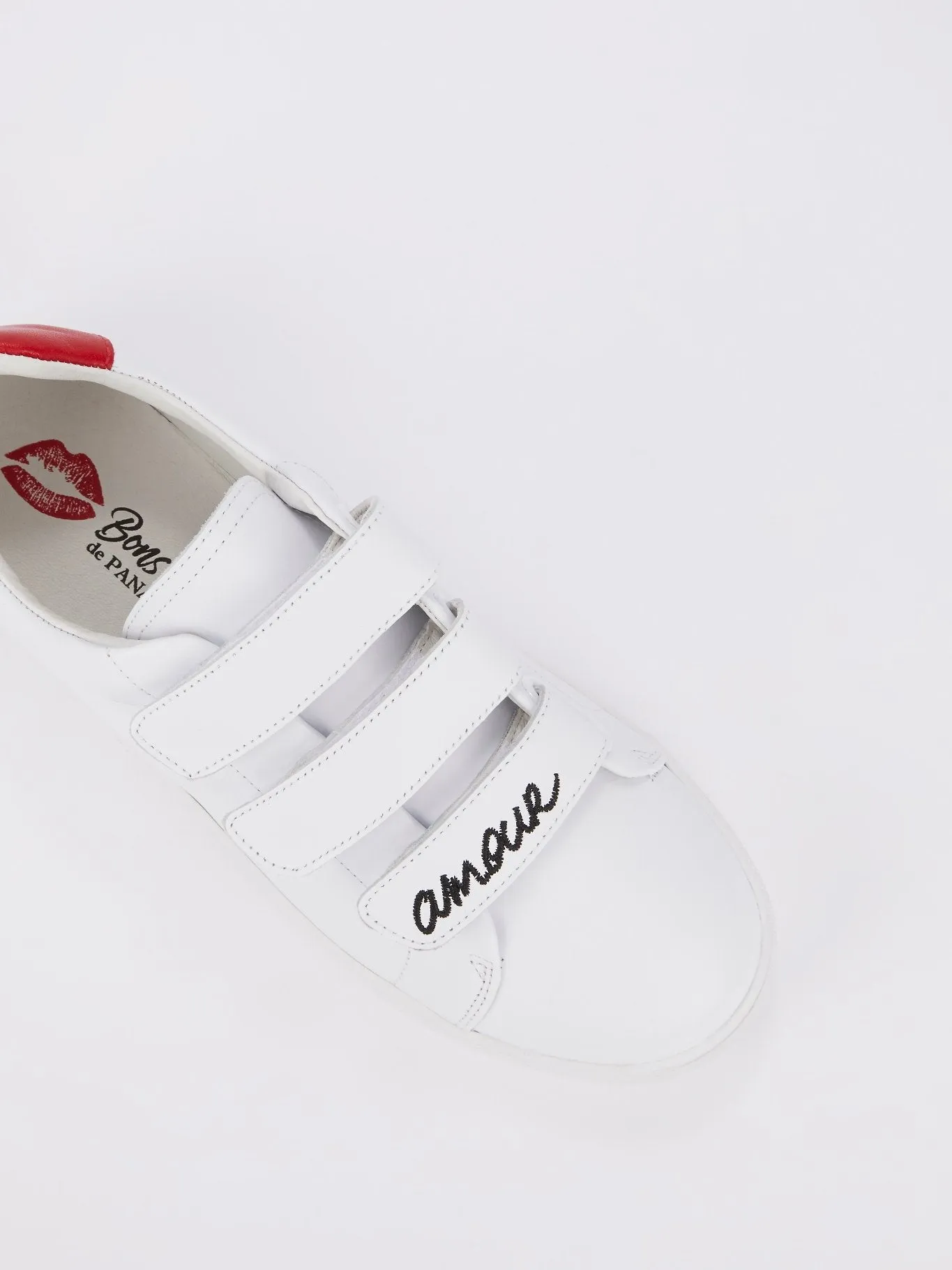 Edith White Multi-Strap Sneakers