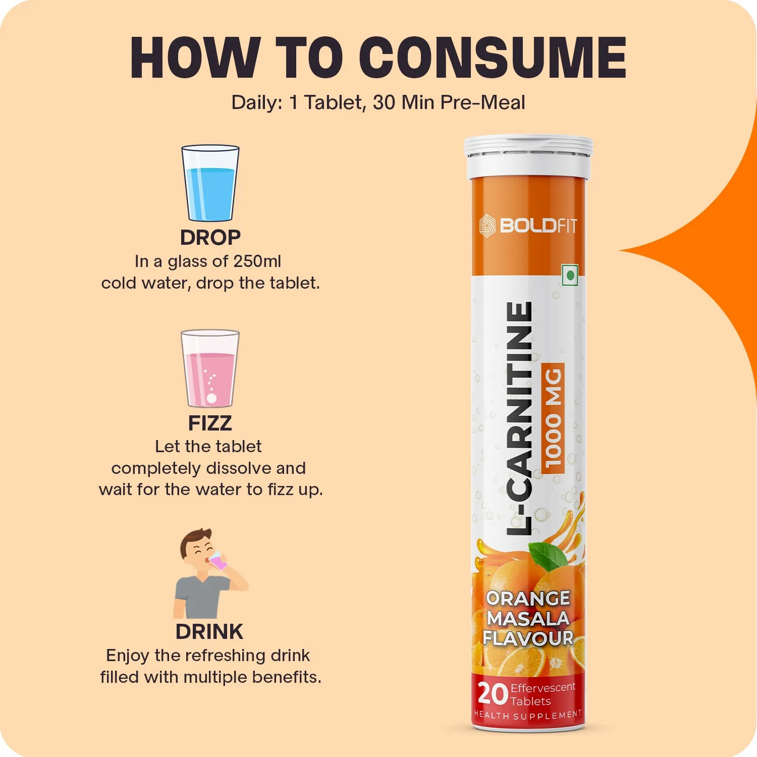 Effervescent L-Carnitine Tablets
