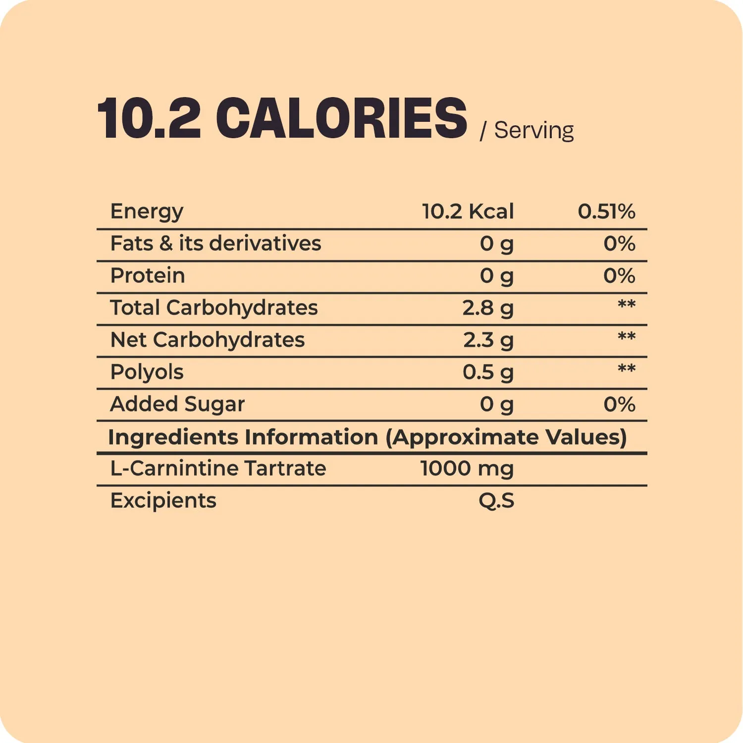 Effervescent L-Carnitine Tablets