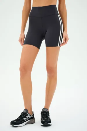 Ella High Waist Airweight Short - Graphite/White