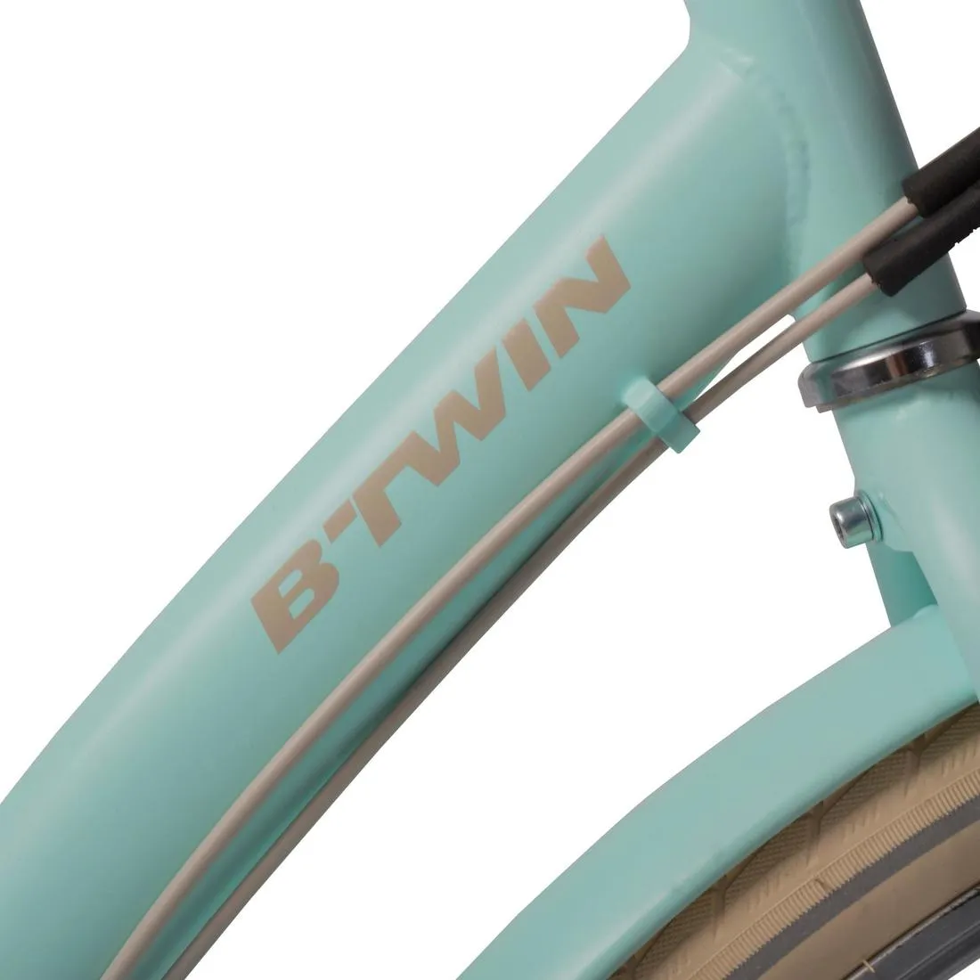 Elops 320 City Bike - Mint Green