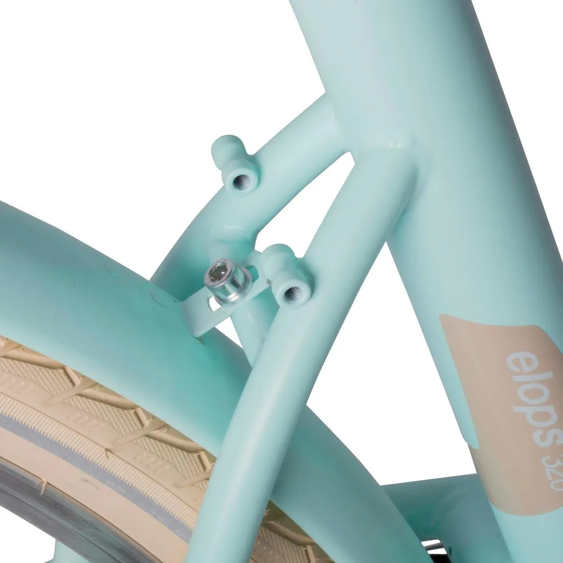 Elops 320 City Bike - Mint Green