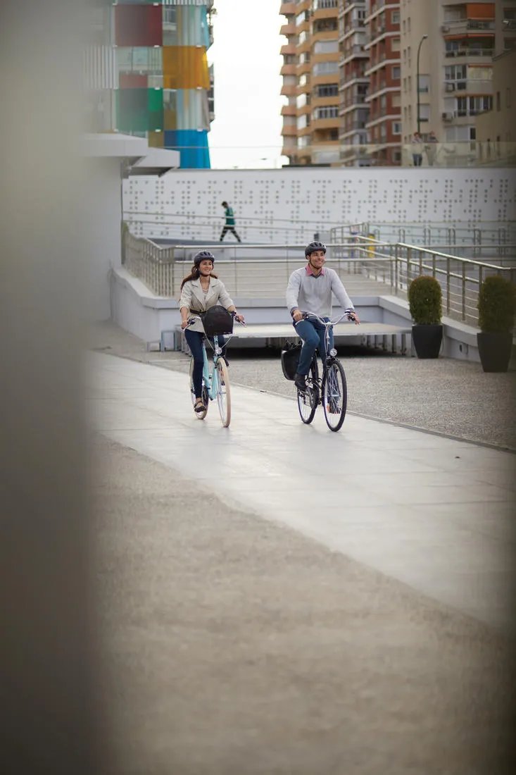 Elops 320 City Bike - Mint Green