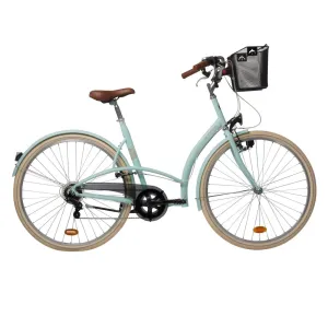 Elops 320 City Bike - Mint Green