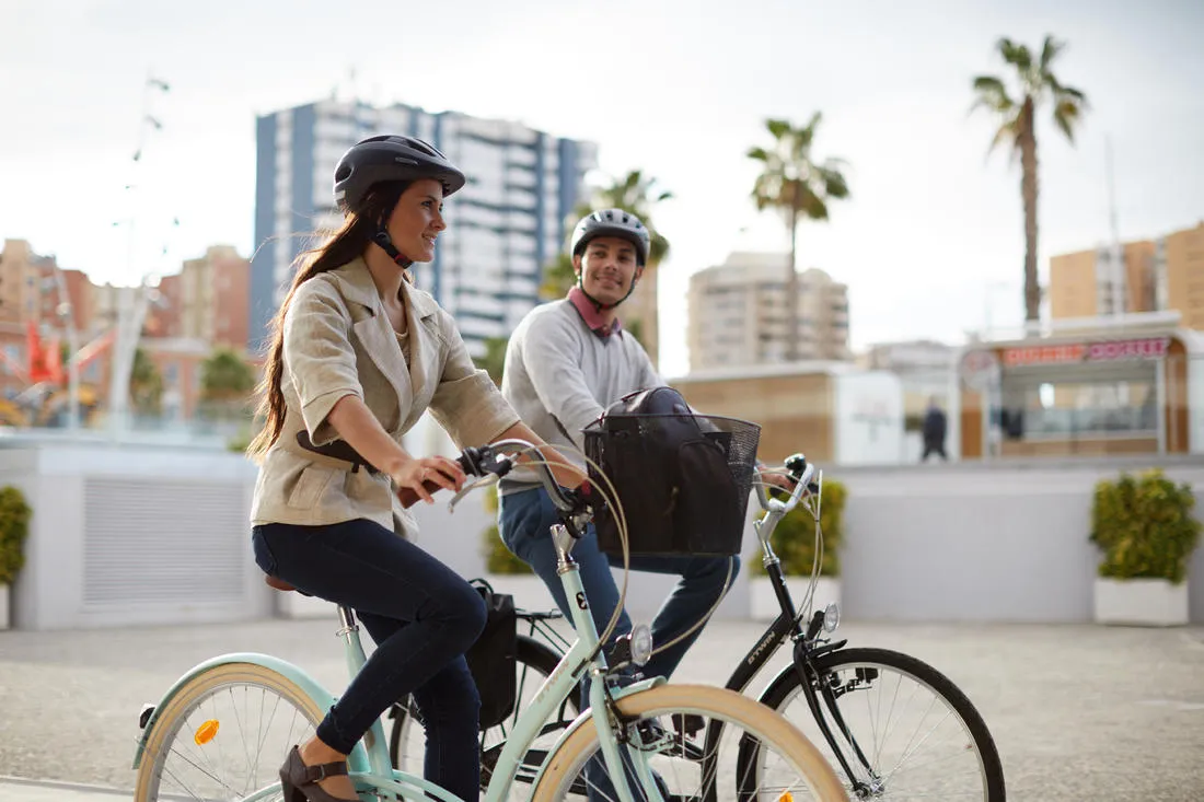 Elops 320 City Bike - Mint Green