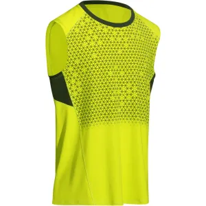 Energy 2nd P Fitness Print Tank Top - Yellow