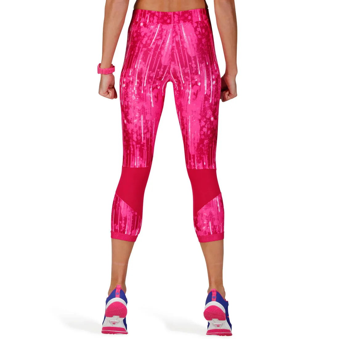 Energy  Women's Fitness Print 7/8 Leggings - Pink