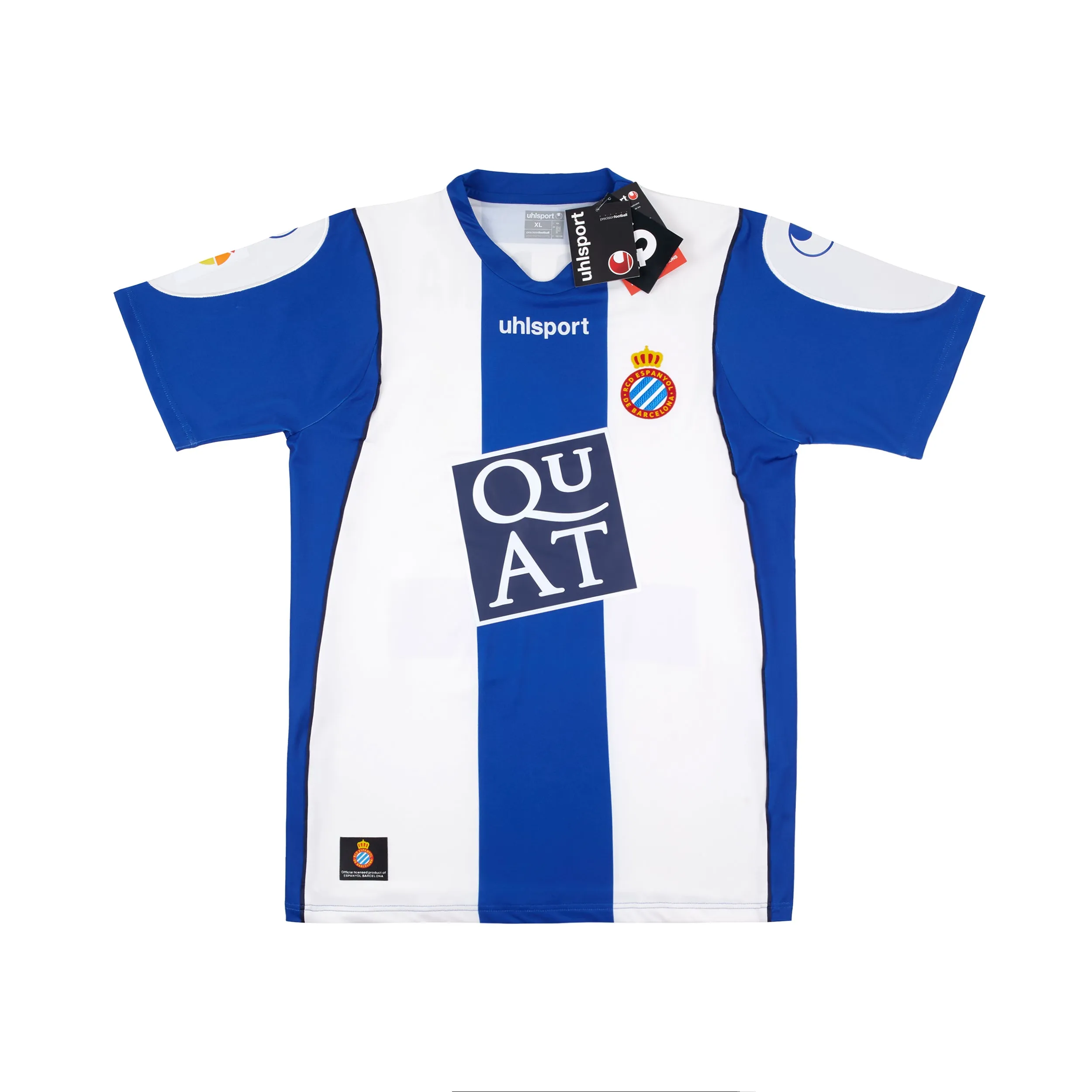 ESPANYOL 2006-07 HOME SHIRT - DE LA PENA 9 - XL