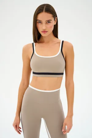 Eva Rigor Double Strap Bra - Latte/Black