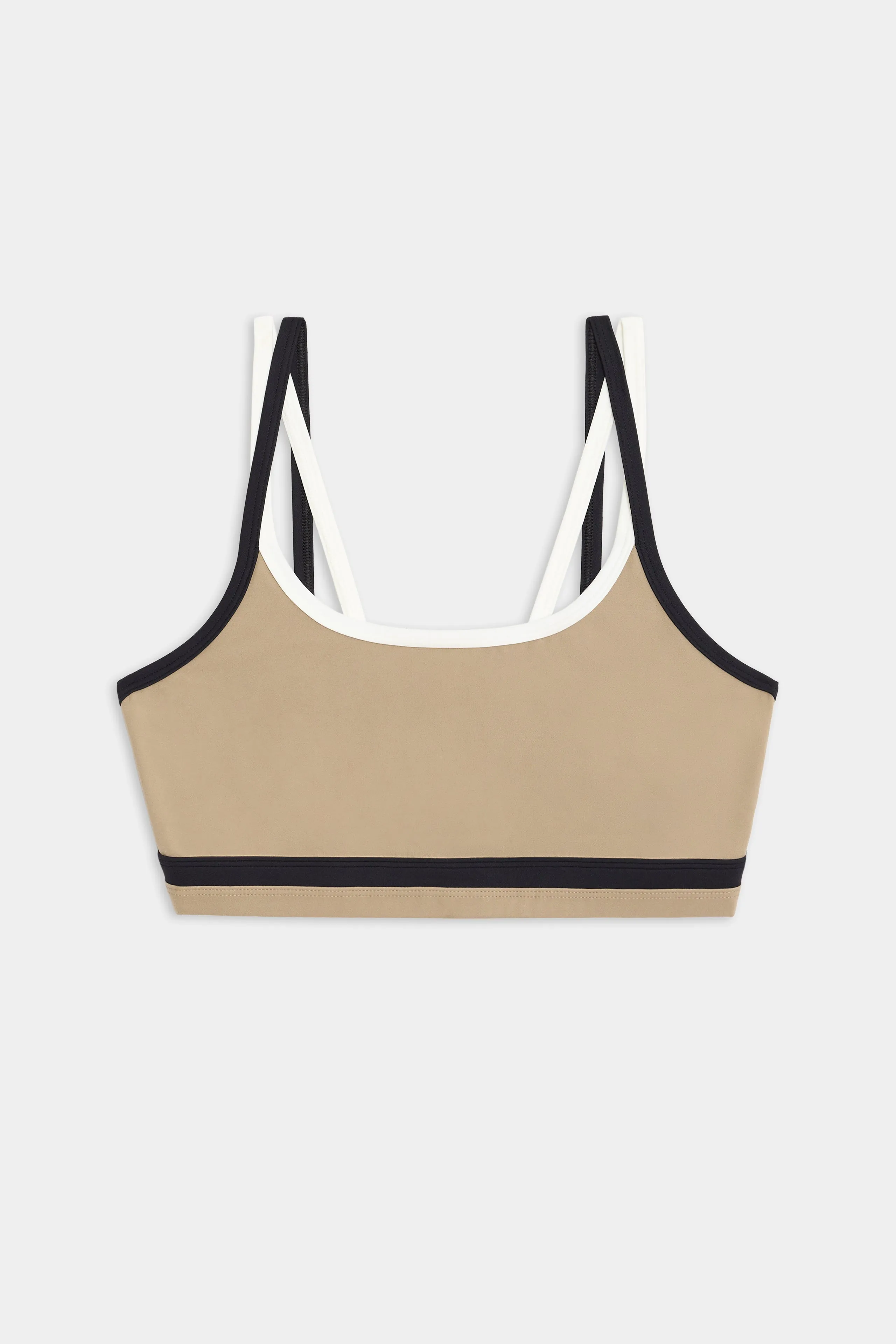 Eva Rigor Double Strap Bra - Latte/Black
