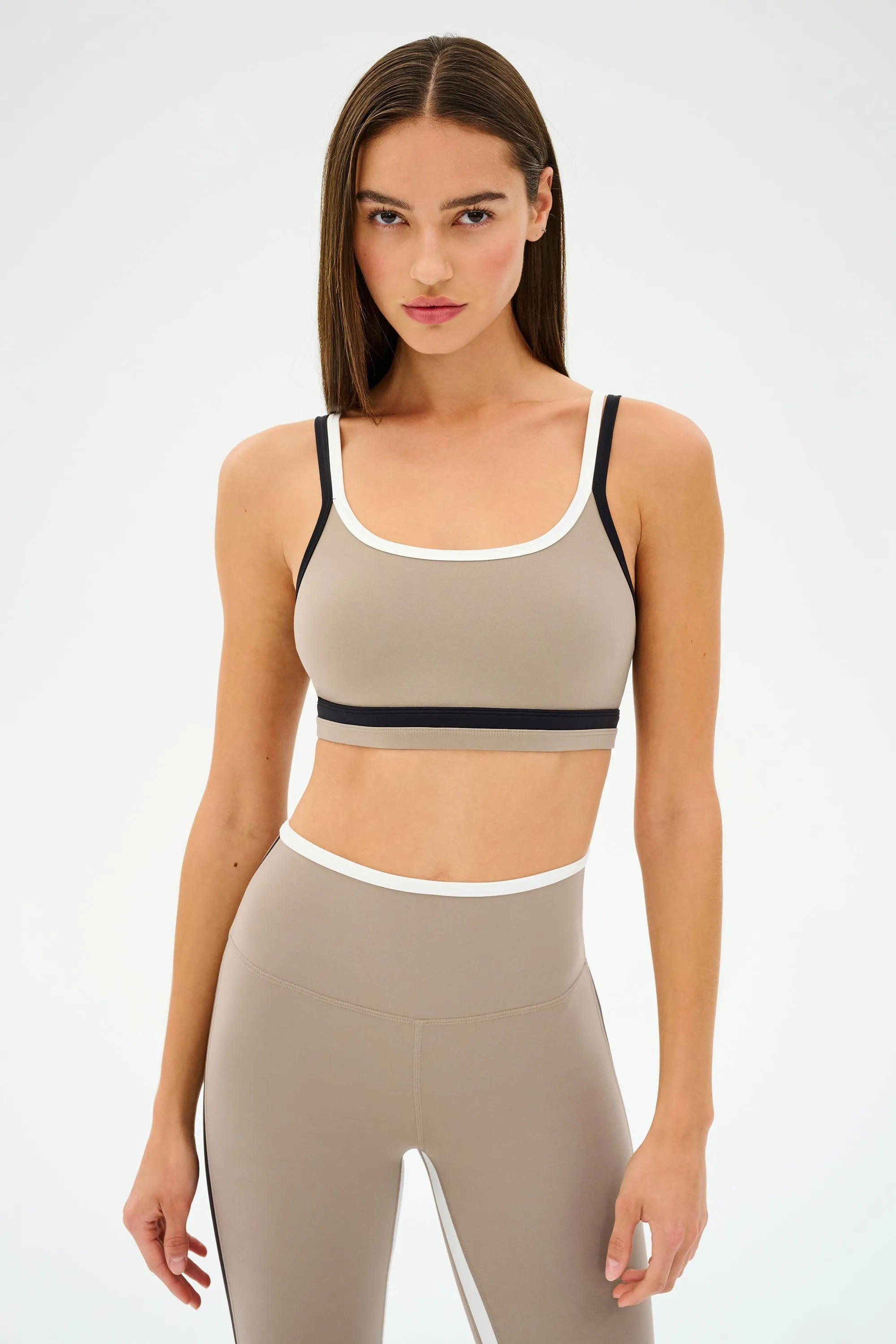 Eva Rigor Double Strap Bra - Latte/Black