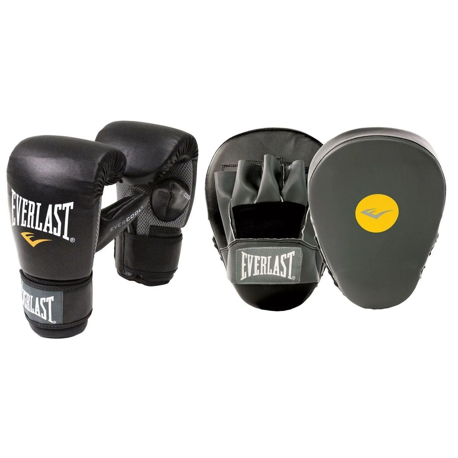 EVERLAST GLOVE AND MITT COMBO SET
