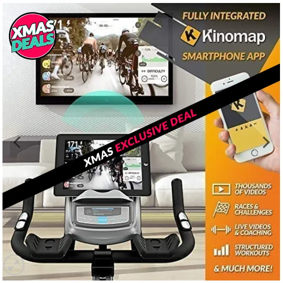 Exercise Bike with Video Screen Races