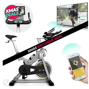 Exercise Bike with Video Screen Races