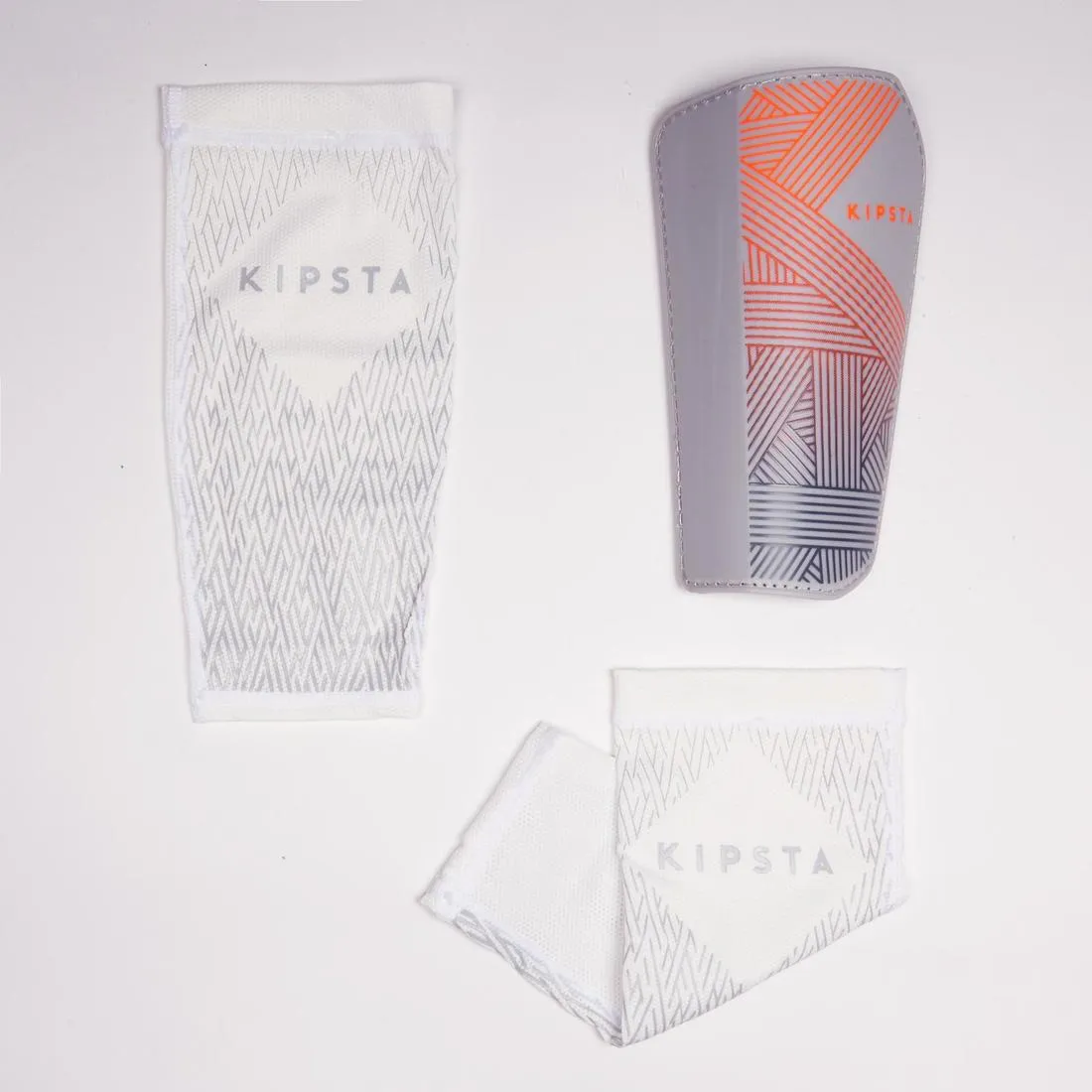 F180 Adult Football Shin Pads - Grey