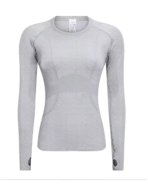 Fearless Club Inspire Long Sleeve Top  - Grey