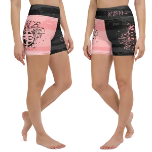 Fit Bitch - Yoga Shorts - Yin Yang Pastels