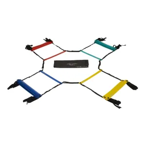 Fitness Agility Ladder - Tubular Rungs - Quad - 4 way fitness training aid