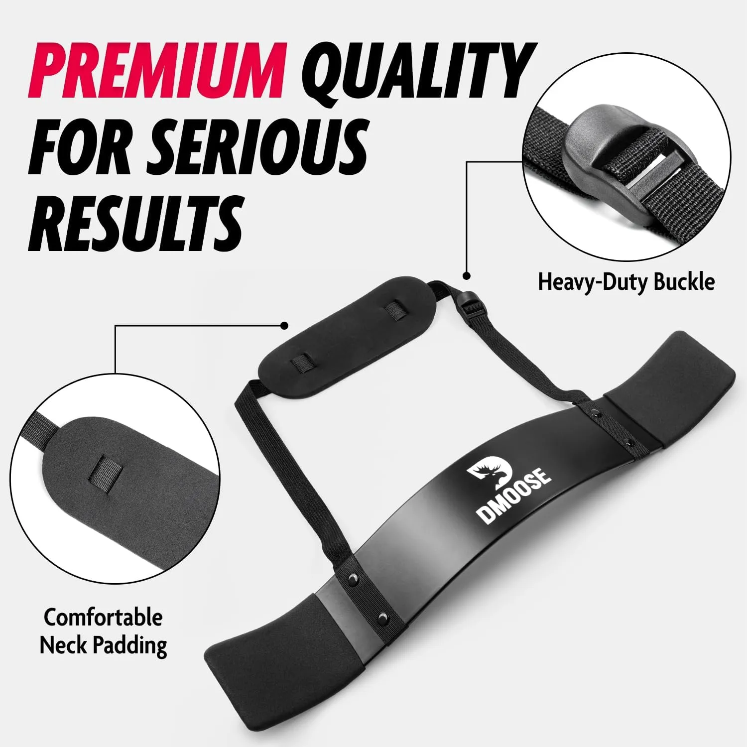 Fitness Arm Blaster for Biceps & Triceps, Premium Neck Padding Support with Adjustable Straps