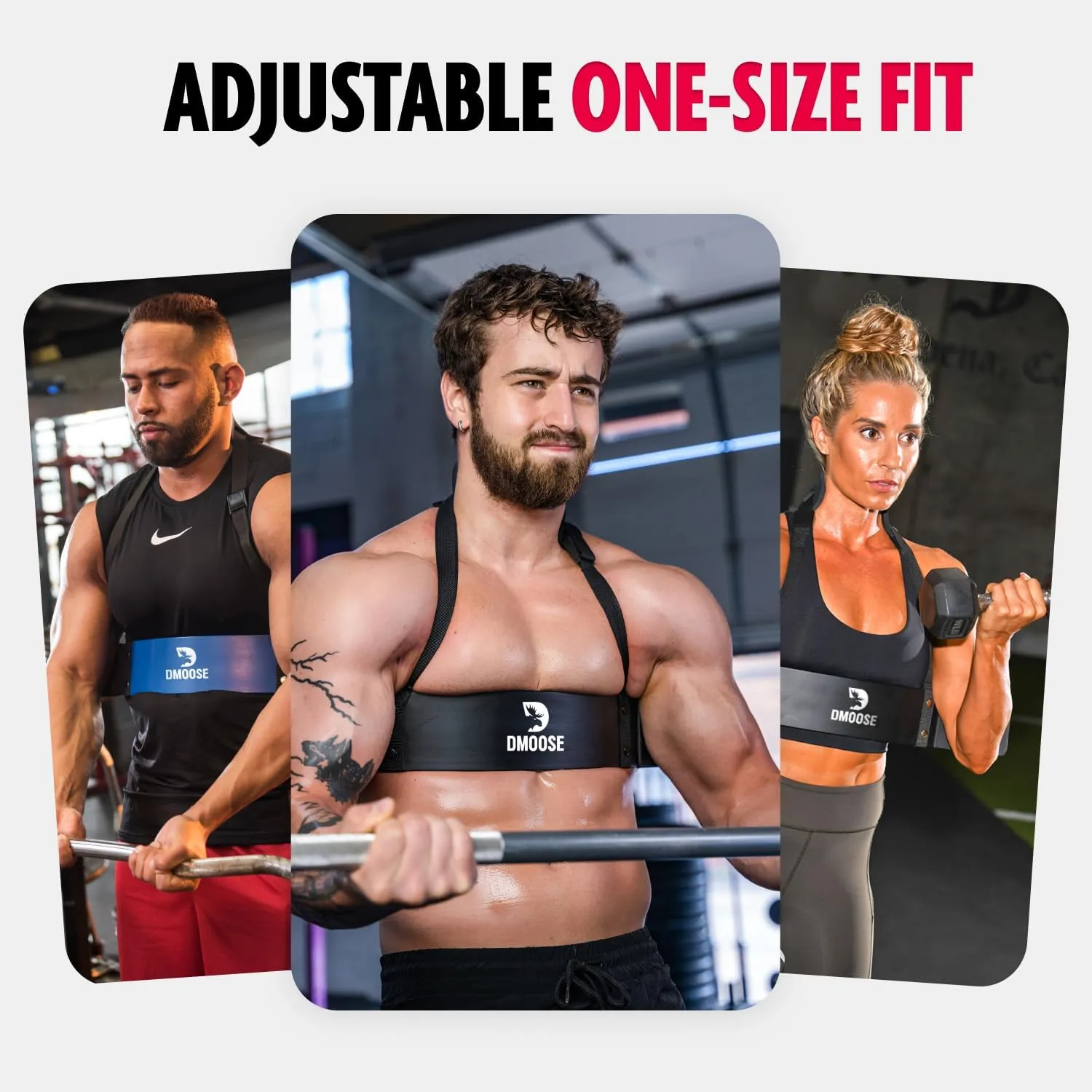 Fitness Arm Blaster for Biceps & Triceps, Premium Neck Padding Support with Adjustable Straps
