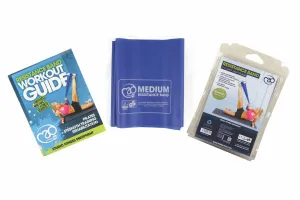 Fitness Mad Resistance Band Medium 1.5m x 15cm with User guide
