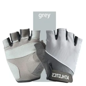Fitness Spring And Summer Men&#39;s And Women&#39;s Sun Protection Cycling Half Finger Gloves Anti-skid Breathable Sports Gloves