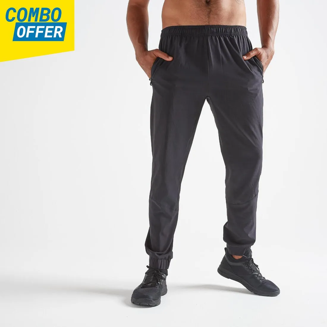Fitness Training Bottoms 500 - Dark Grey