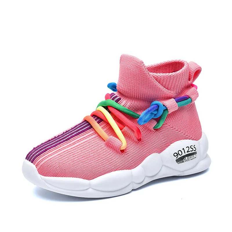 Fly Knit Lightweight Children's Casual Sports Shoes