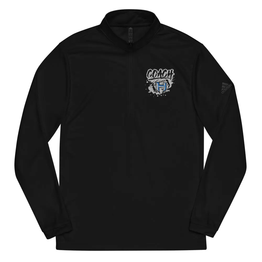 Football Coach ~ Jr Hawks Adidas Quarter Zip Pullover