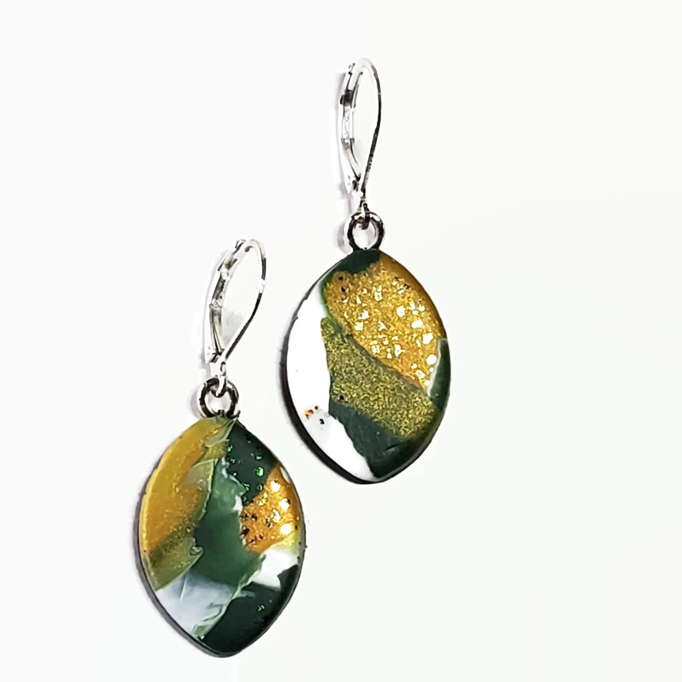 Football Dangle Earring - Go Pack Go