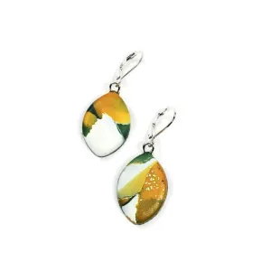 Football Dangle Earring - Go Pack Go
