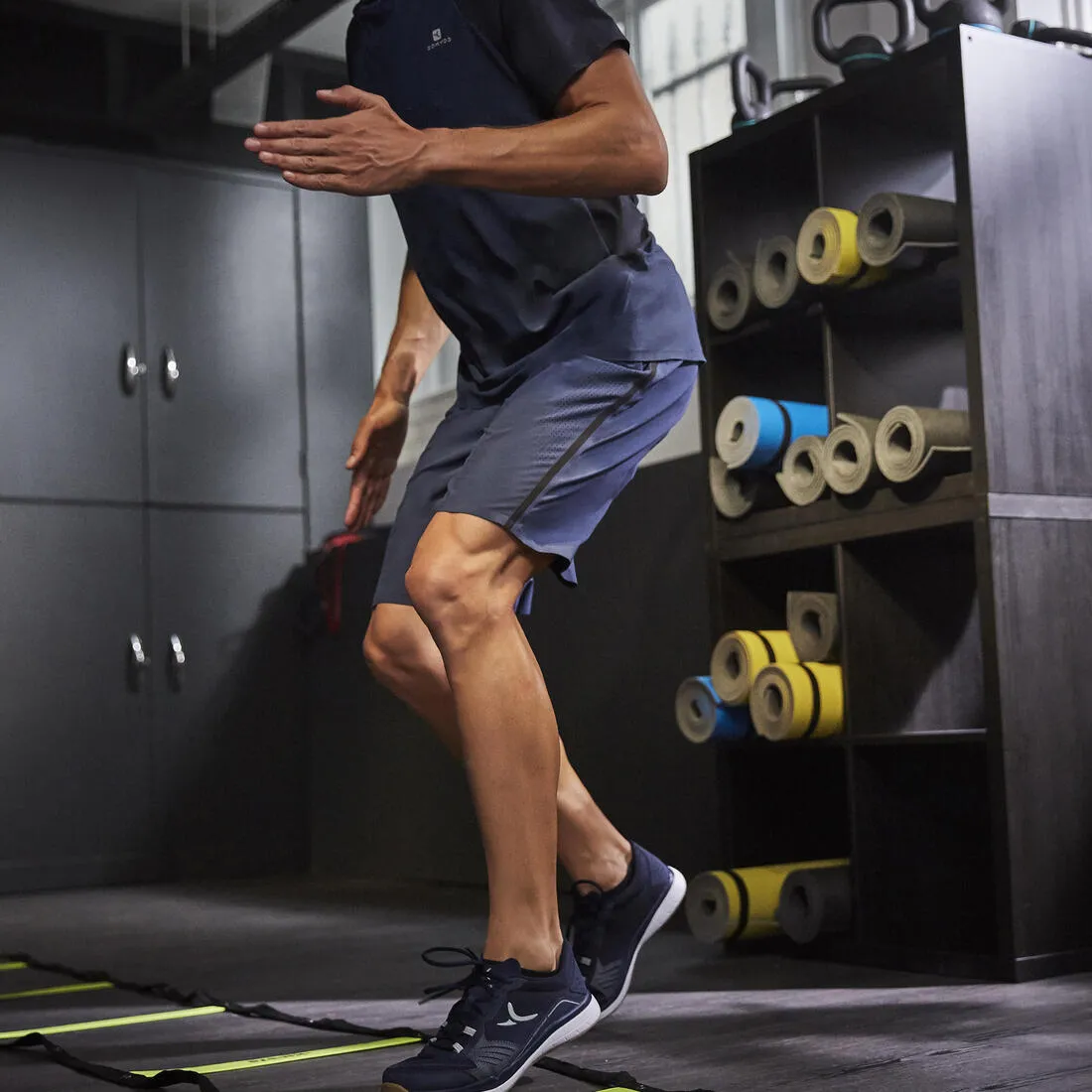 FST900 Cardio Fitness Shorts - Blue/Grey