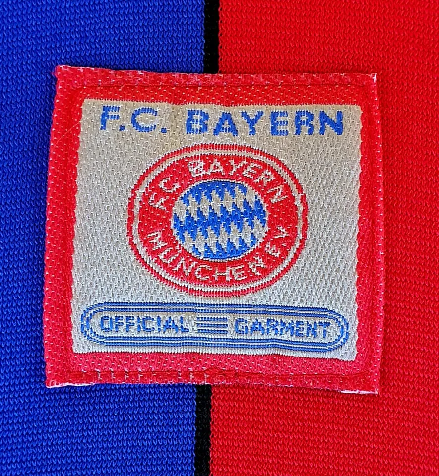 GERMAN BUNDESLIGA BAYERN MUNICH 1995-96 UEFA CUP CHAMPION TOP GOAL SCORER Jürgen KLINSMANN AWAY ADIDAS JERSEY SHIRT TRIKOT XL  SOLD !!!