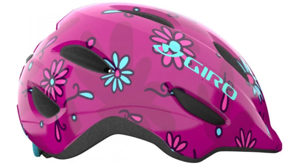 Giro Scamp Kids Helmet Pink Street Sugar Daises