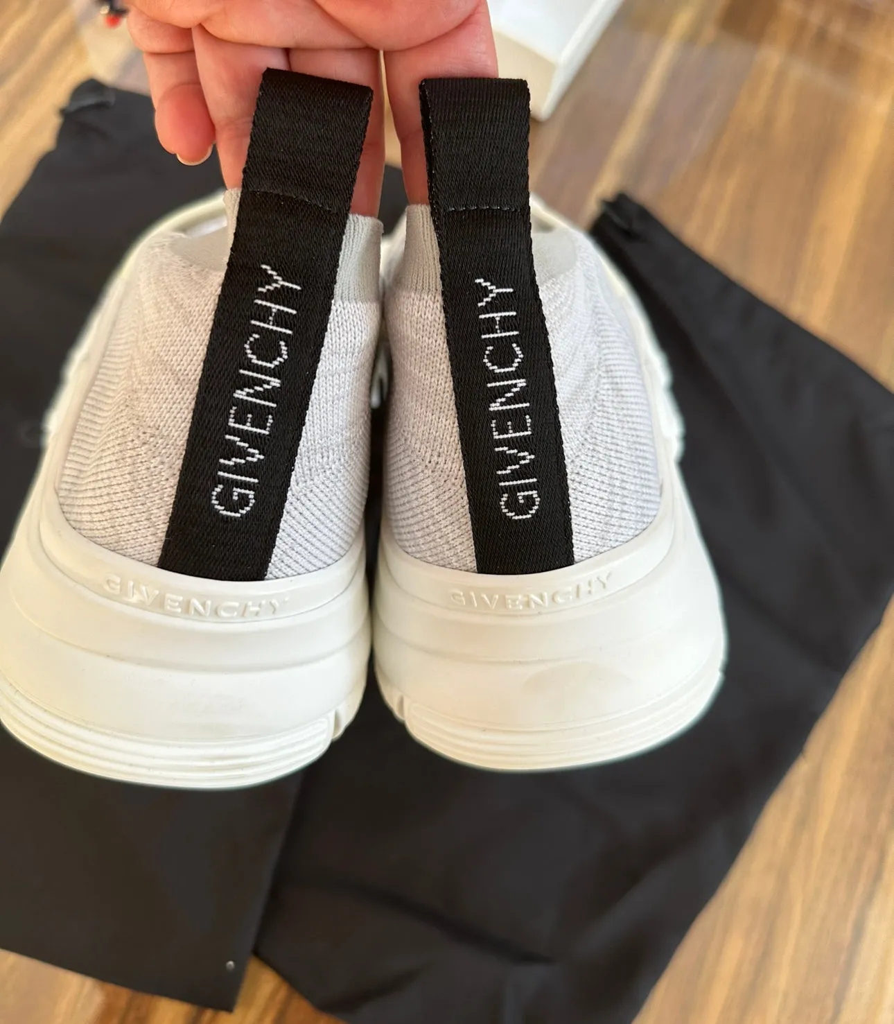 Givenchy Jaw Sock Sneaker in White