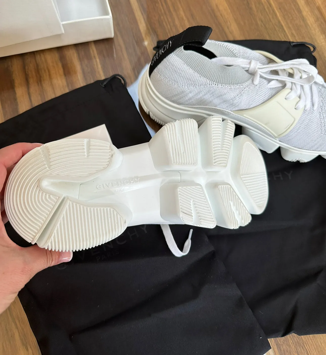 Givenchy Jaw Sock Sneaker in White