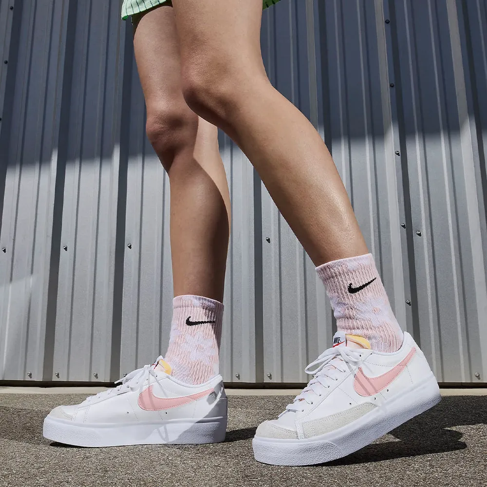 Giày Sneakers Nữ Nike Blazer Low Platform - Trắng