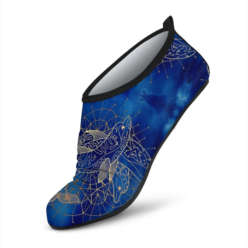 Golden Dolphin Aqua Shoes