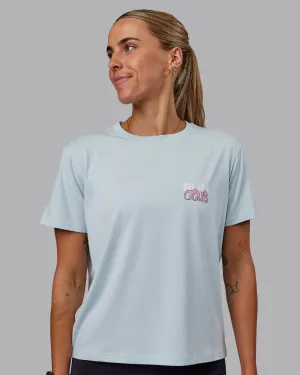 Gone Running FLXCotton Tee - Skyride-Bubblegum