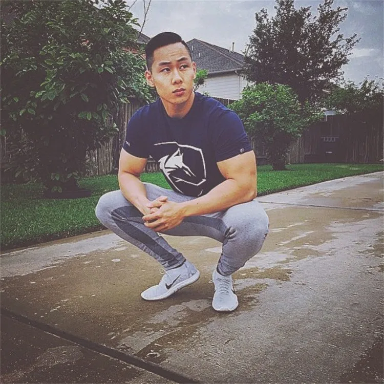 Gothic Shirt Streetwear Fitness Workout Fashion Cotton