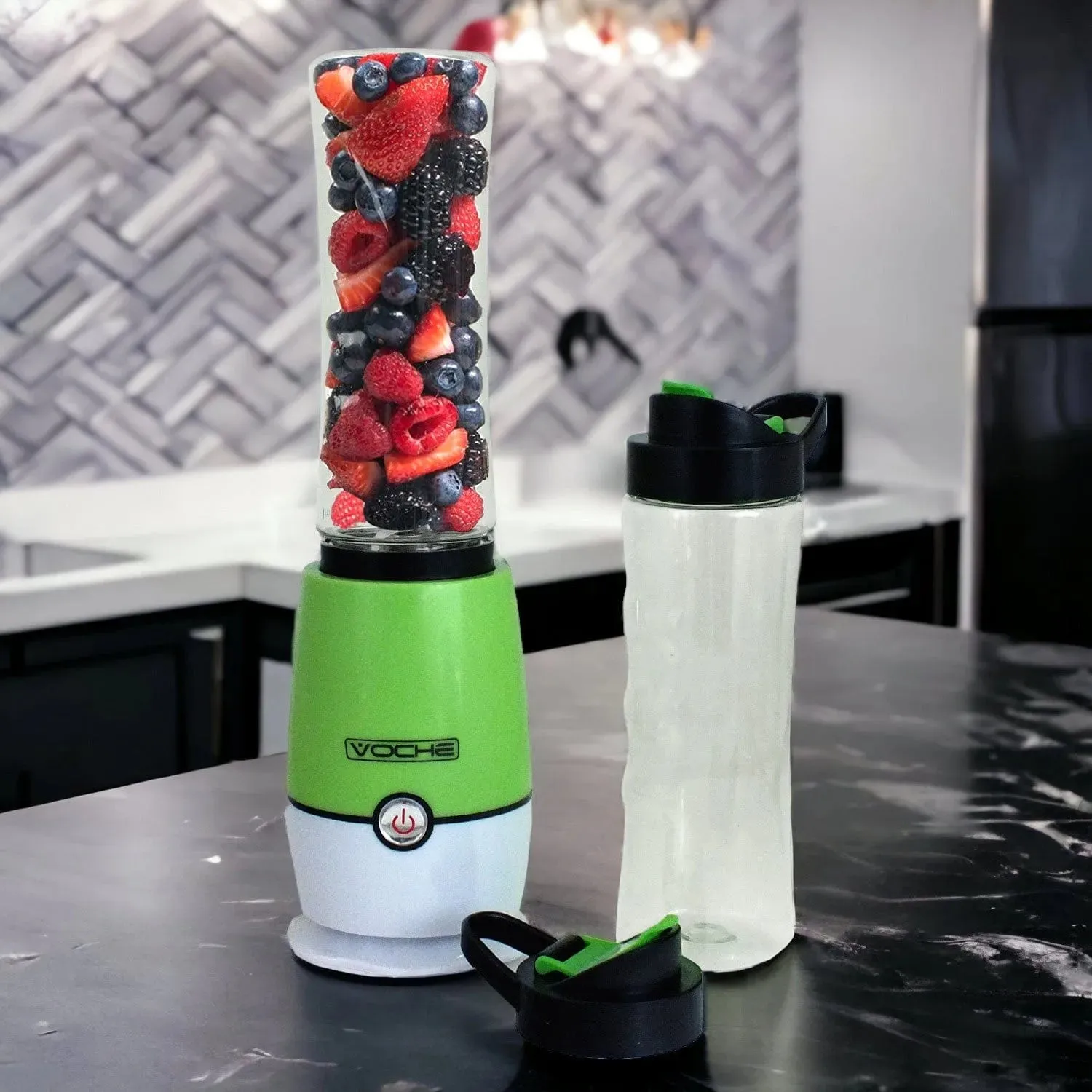 Green Shake & Take Multi Blender Fruit Smoothie Maker Juicer plus Sports Bottles