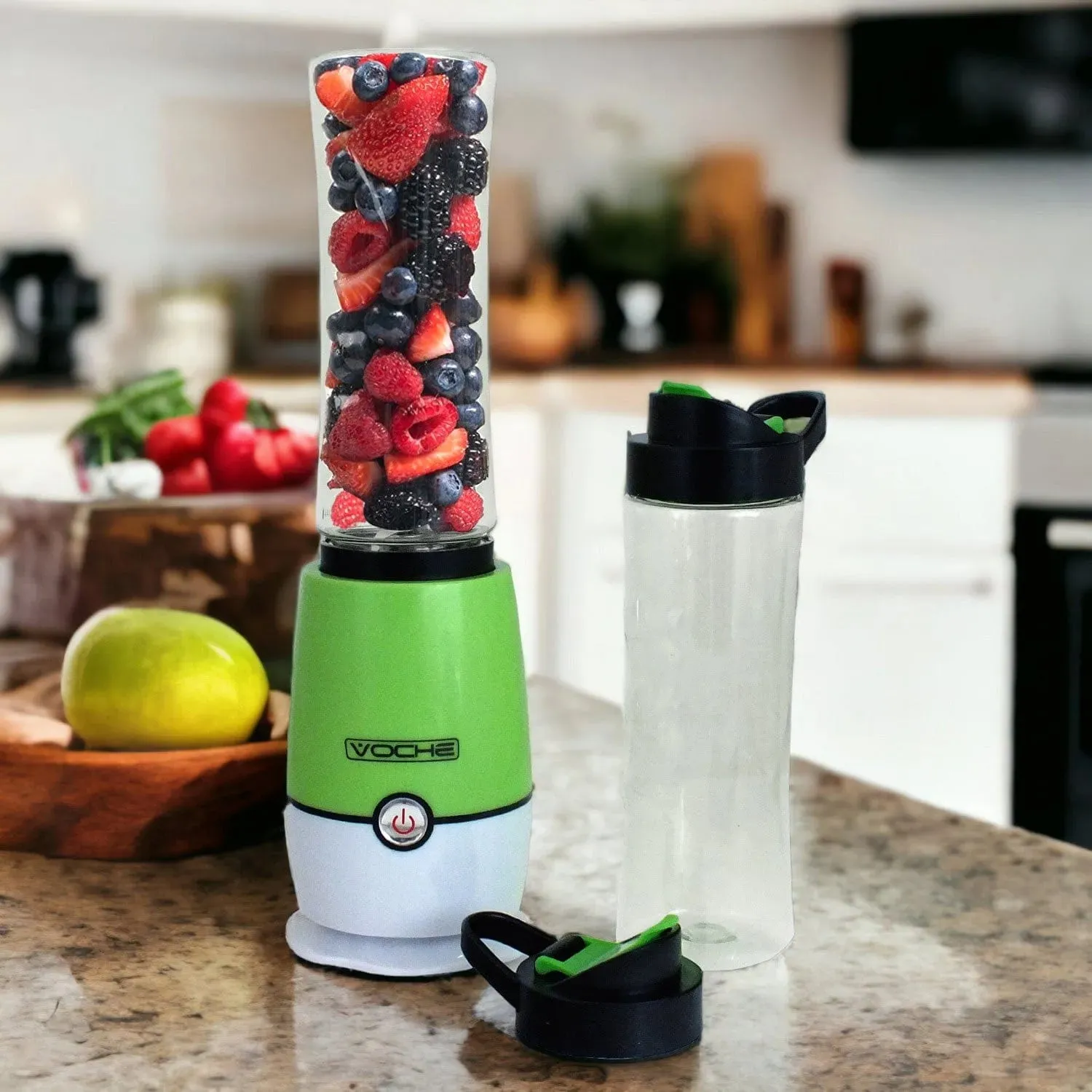 Green Shake & Take Multi Blender Fruit Smoothie Maker Juicer plus Sports Bottles