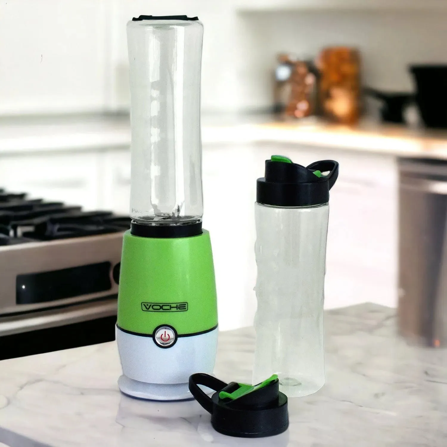 Green Shake & Take Multi Blender Fruit Smoothie Maker Juicer plus Sports Bottles