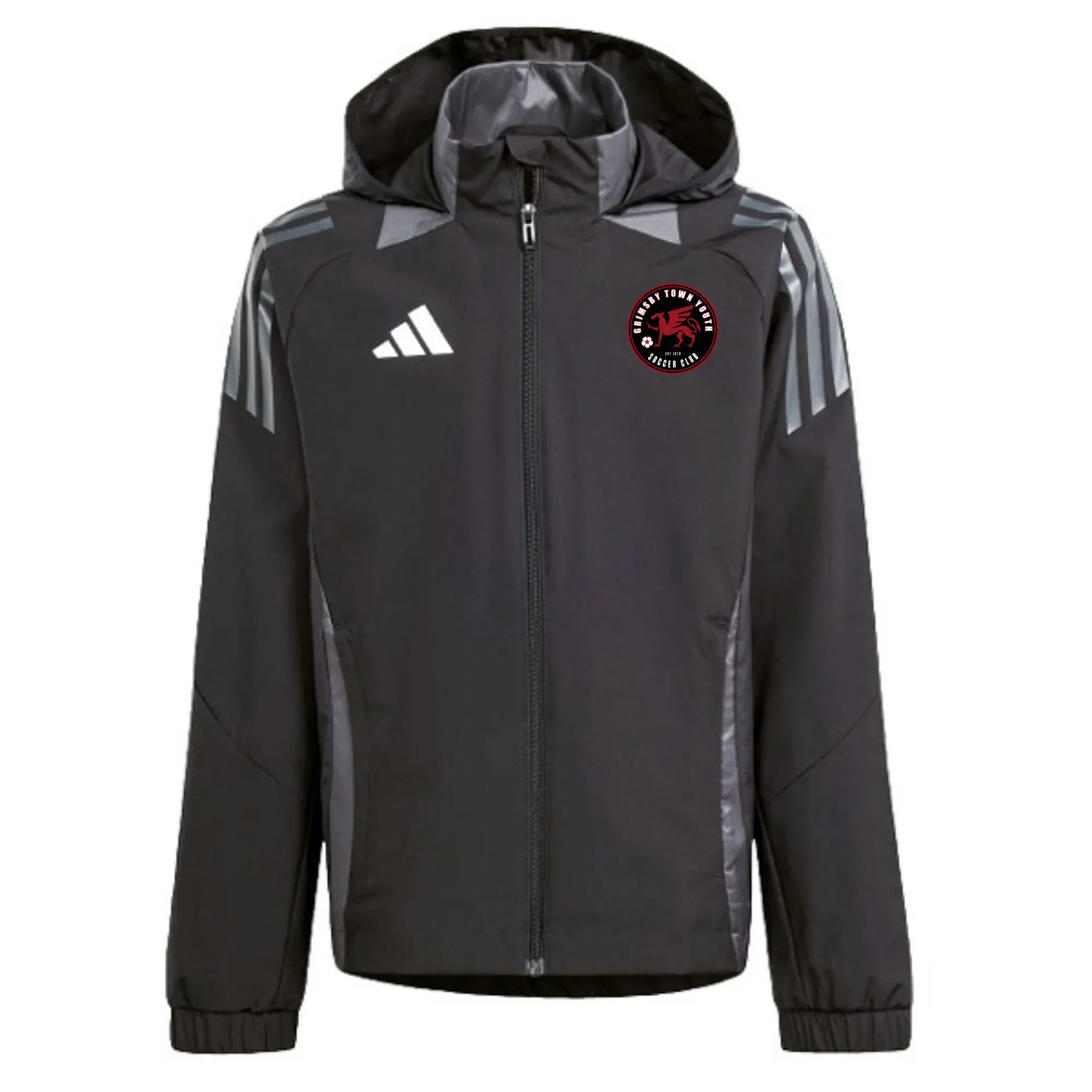 Grimsby Town SC Tiro 24 All Weather Jacket Black