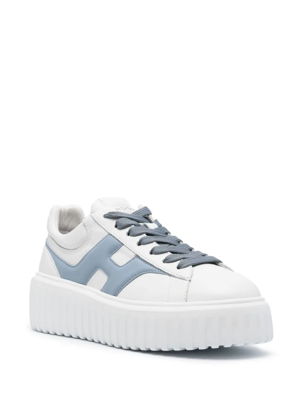 H-stripes leather sneakers
